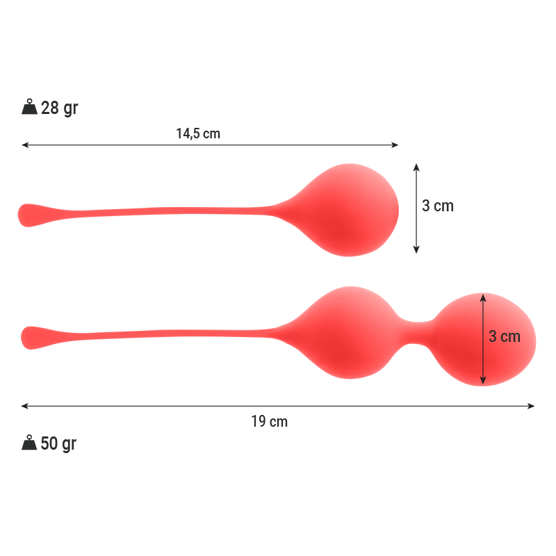 Intense Health Kegel Balls Pack Kendall - 6