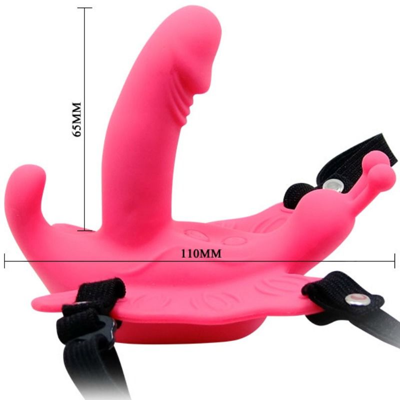 Baile Stimulating Ultra Passionate Remote Control Butterfly Harness - 5