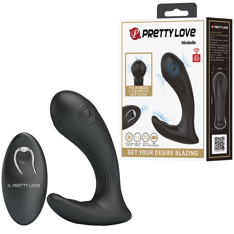 Remote Control Pretty Love Mirabelle Prostate Vibrator With Remote Control - 2