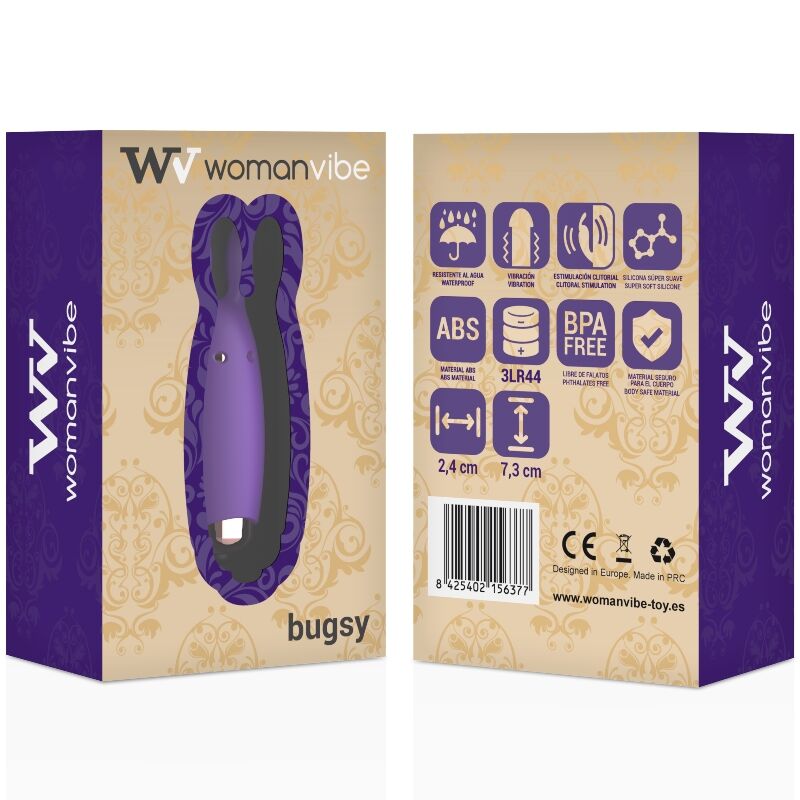 Womanvibe Bugsy Silicone Rabbit Stimulator - 2