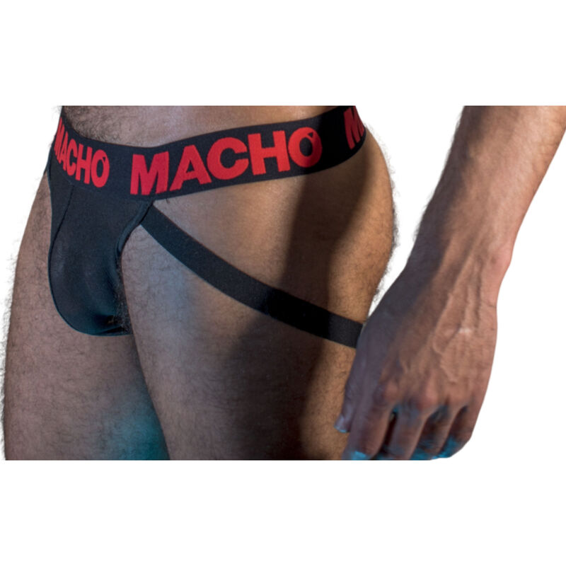 Macho Jock Svart/Röd - 8