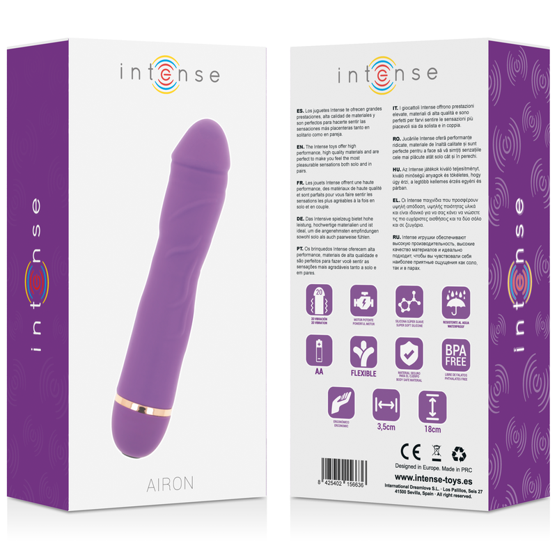 Intense High Tech Airon 20 Speeds Silicone Lilac - 4