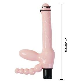Baile Tpr Ropeless Sele With Vibration And Anal Stimulation 25,4 cm - 3