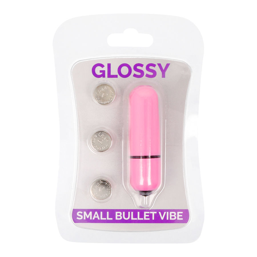 Glossy Small Bullet Vibe Deep Rose - 3