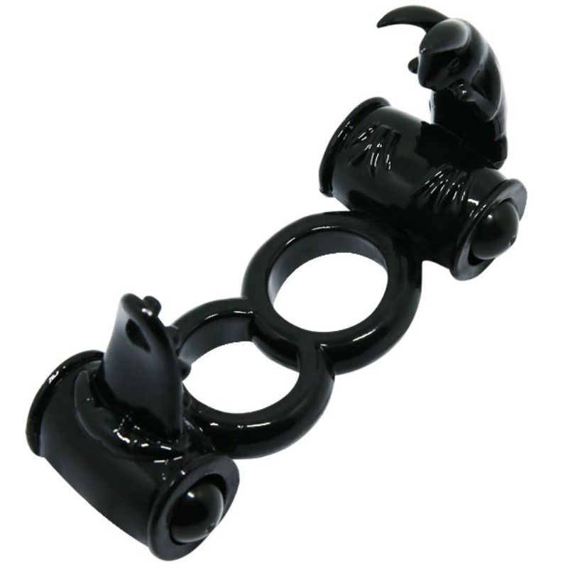 Baile For Him Sweet Ring Double Ring With Double Rabbit - 4