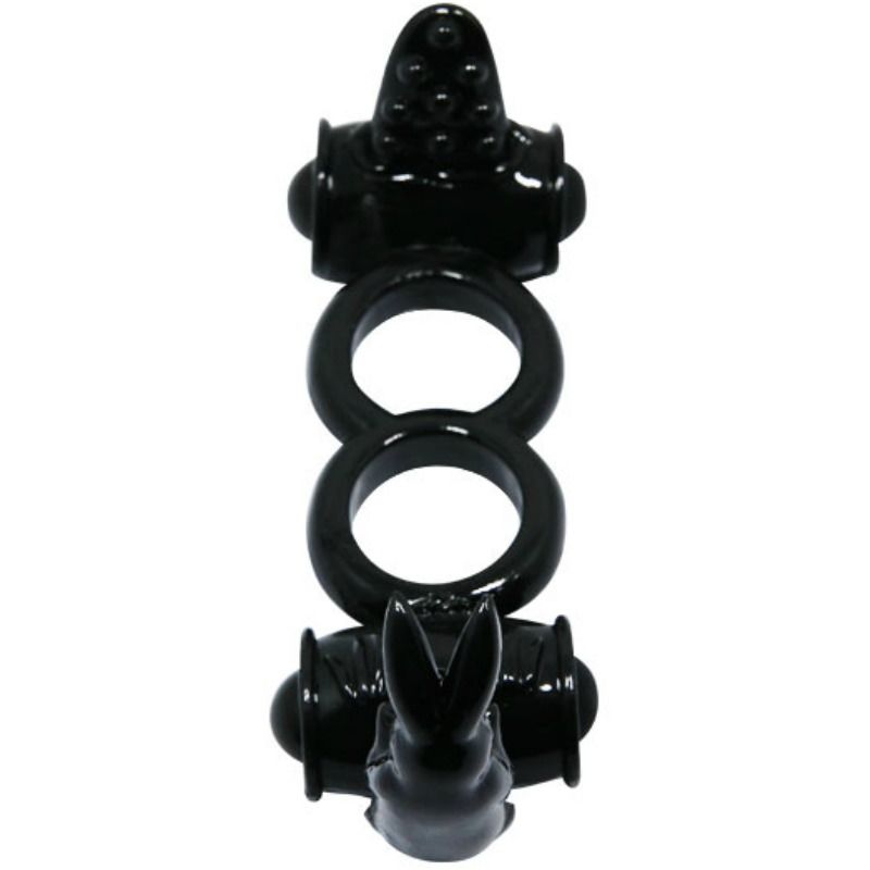 Baile For Him Sweet Ring Double Ring With Double Rabbit - 2