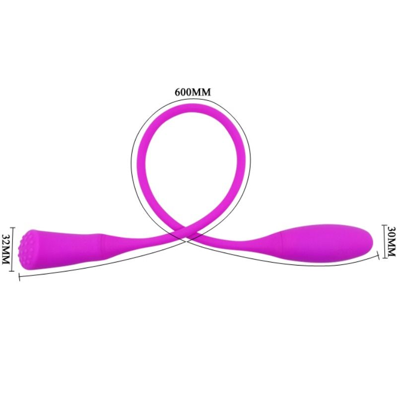 Fun Toys Pretty Love Smart Snaky Vibe Vibrator 2 Motors - 4