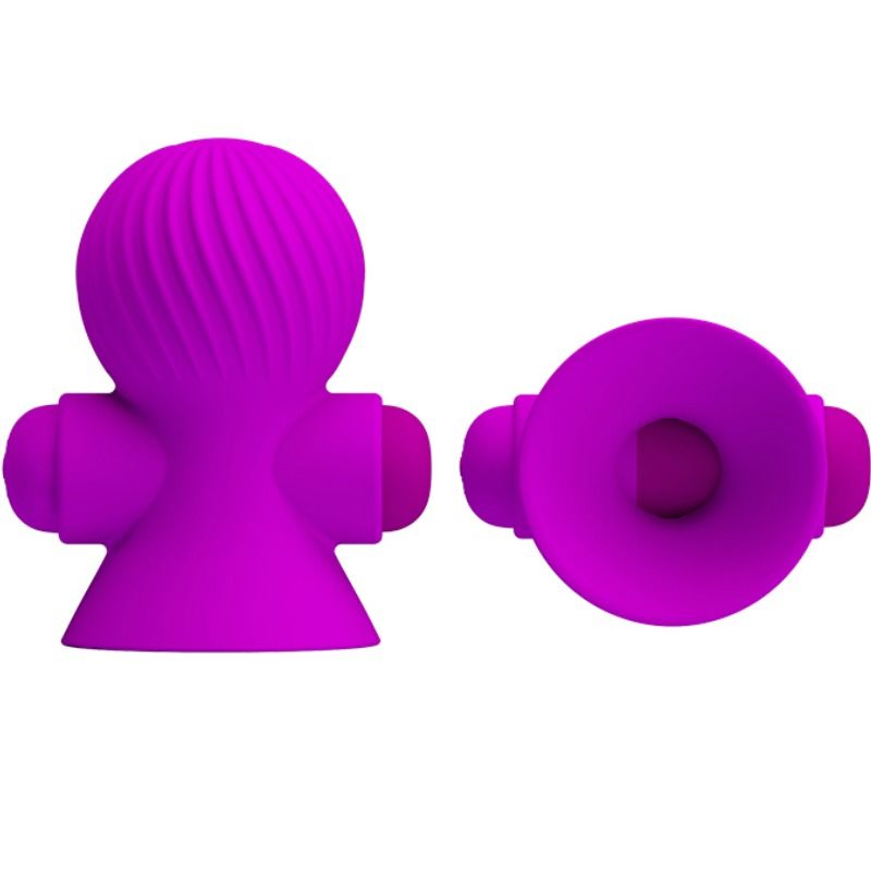 Fun Toys Pretty Love Nipple Stimulators 12M Lilac Vibration - 2