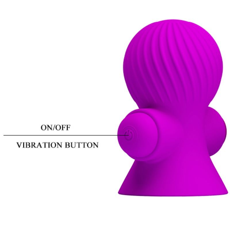 Fun Toys Pretty Love Nipple Stimulators 12M Lilac Vibration - 4