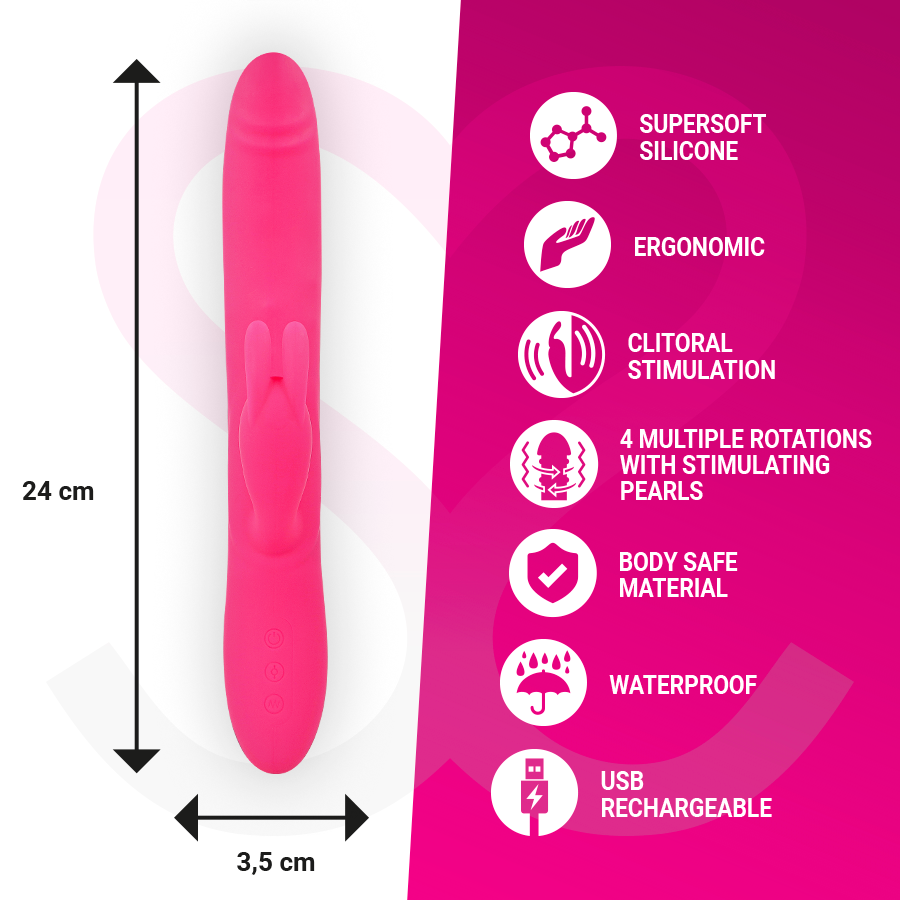 Moressa Somer Premium Vibrator With Multiple Rotation - 5