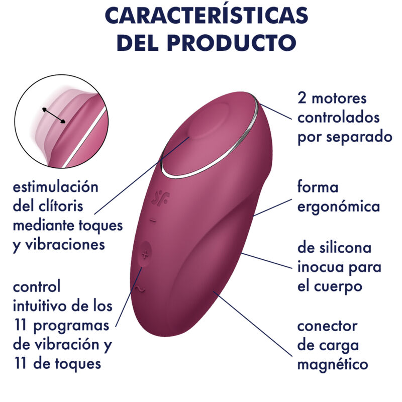 Satisfyer Layons Tap Climax 1 On Vibrator - 10