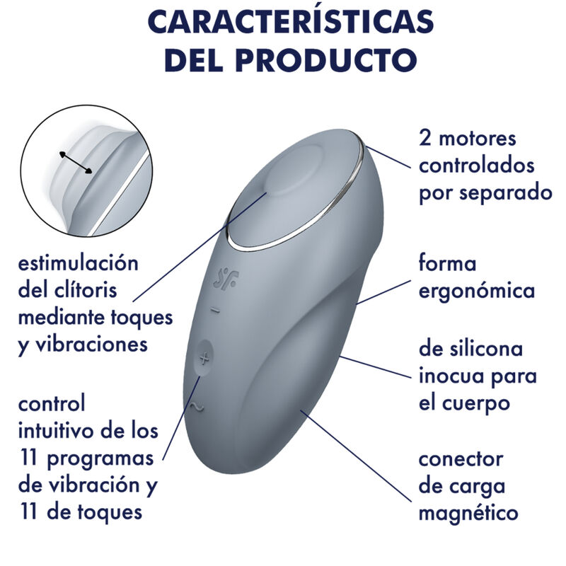Satisfyer Layons Tap Climax 1 On Vibrator - 6