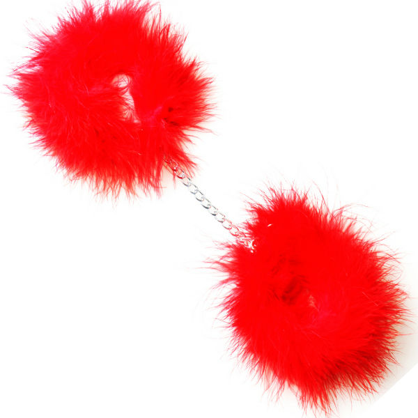 Secretplay Fetish Marabou Handcuffs - 8
