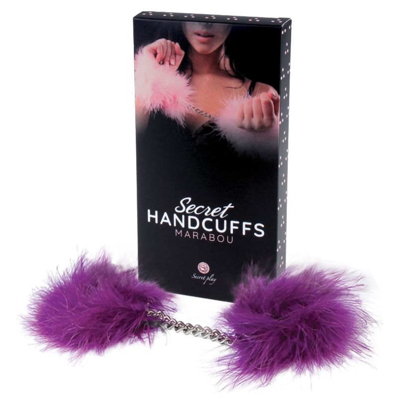 Secretplay Fetish Marabou Handcuffs - 4