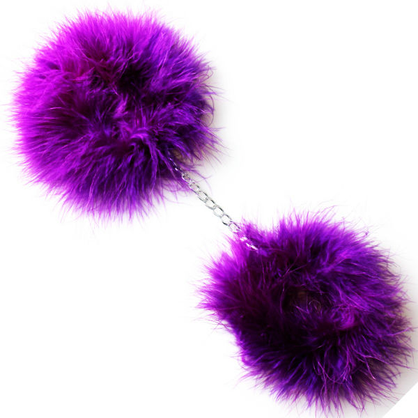 Secretplay Fetish Marabou Handcuffs - 5