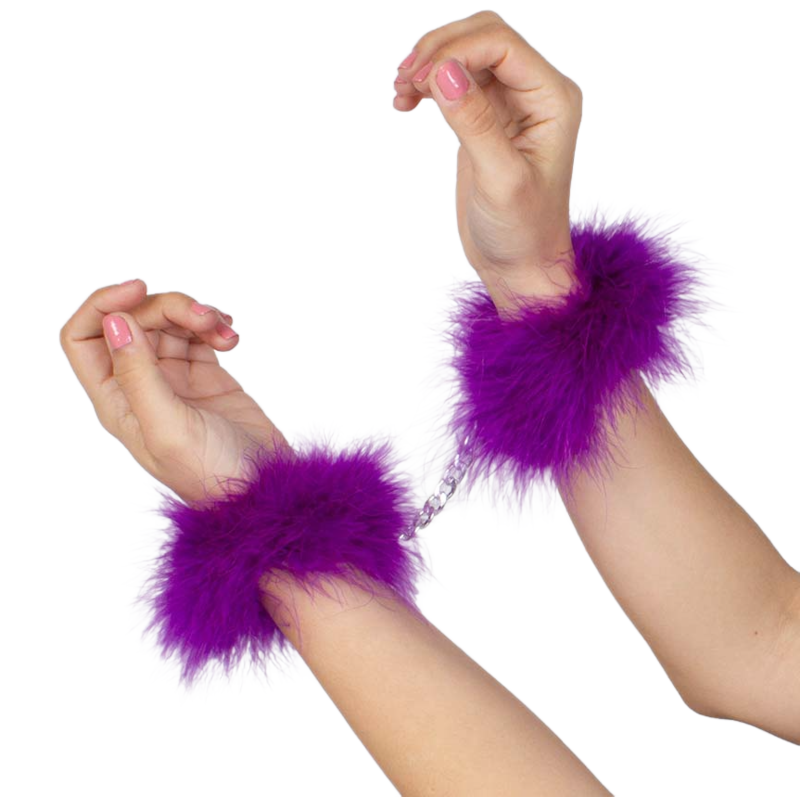 Secretplay Fetish Marabou Handcuffs