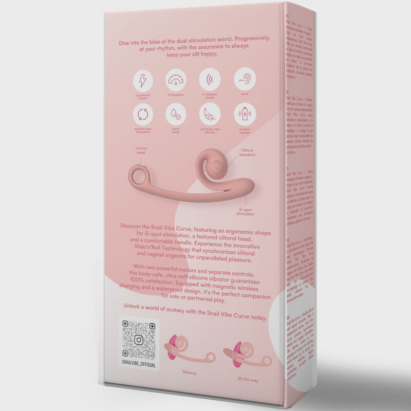Snail Vibe Curve Vibrator - 10