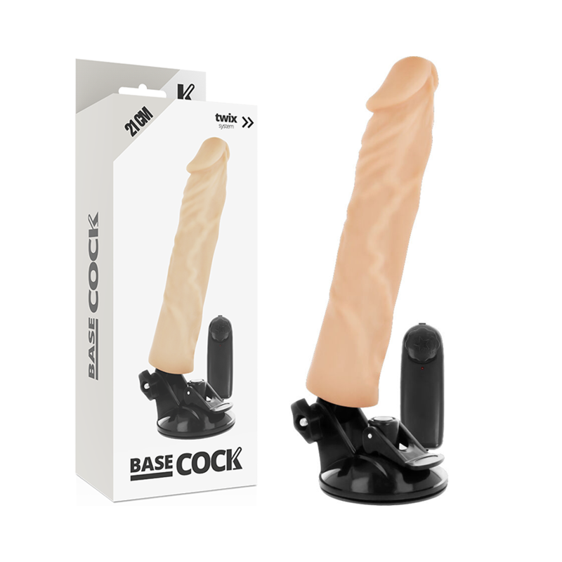 Basecock Realistic Vibrator Remote Control 21 CM O 4 CM