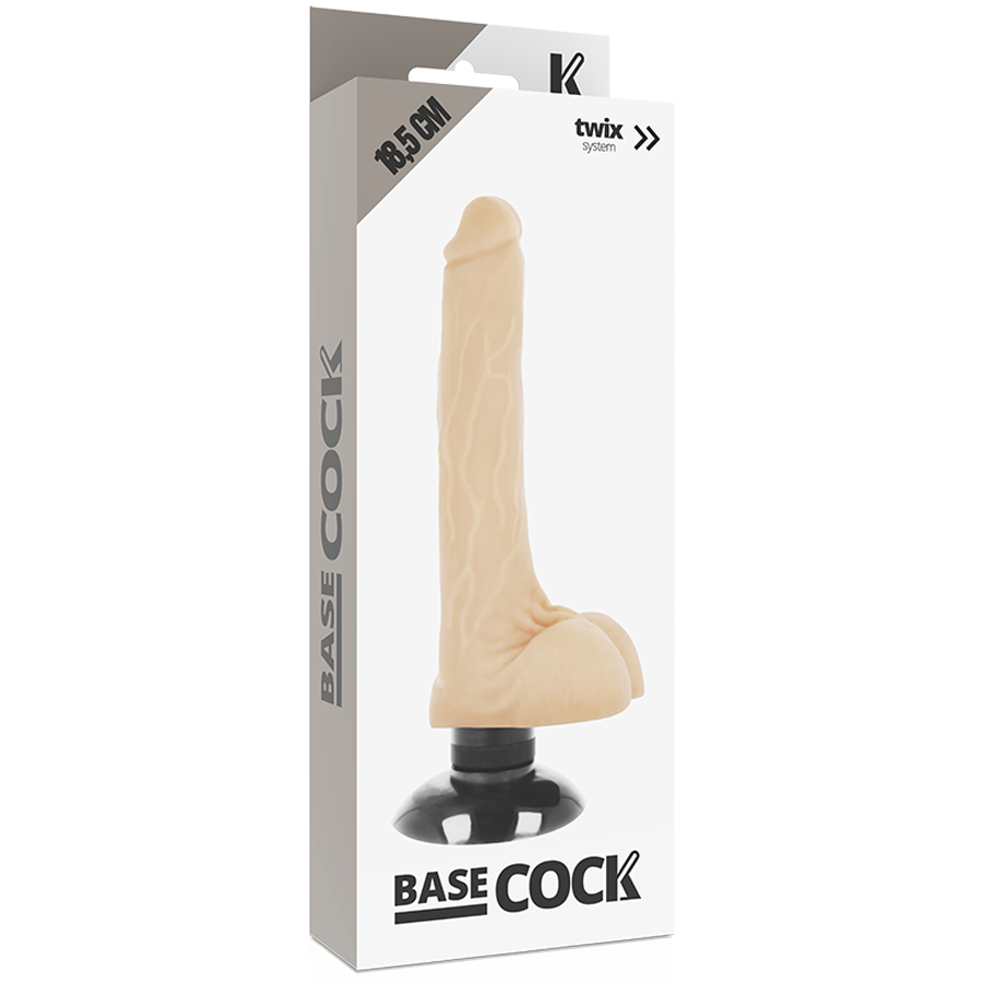 Basecock Realistic Vibrator 2 18 5 CM O 4 CM - 5