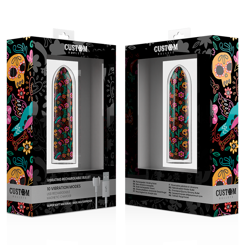 Custom Bullets Rechargeable Skull Magnetic 10 Intensities - 5