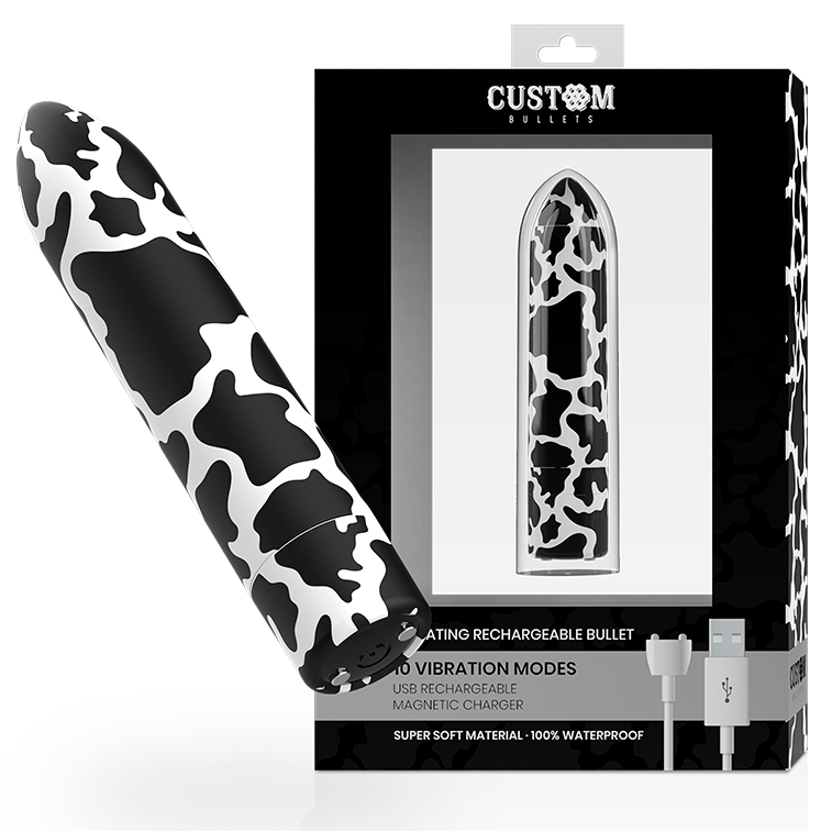 Custom Bullets Rechargeable Cow Magnetic 10 Intensities