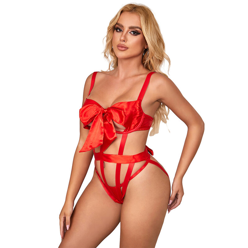 Subblime Bodystockings Sexy Openwork With Bow - 8