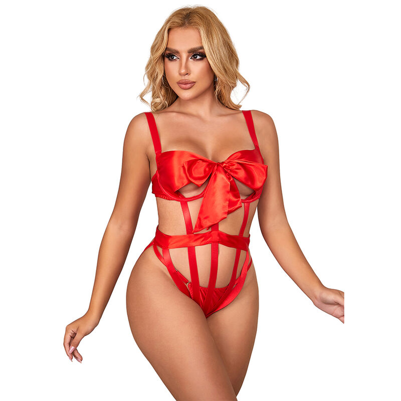 Subblime Bodystockings Sexy Openwork With Bow - 2