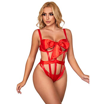 Subblime Bodystockings Sexy Openwork With Bow