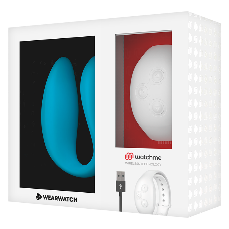 Wearwatch Watchme Dual Technology Vibrator Indigo Snow - 5