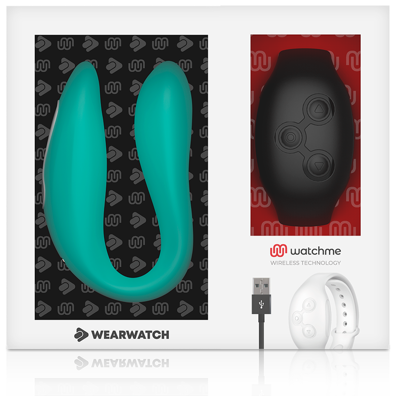 Wearwatch Dual Technology Vibrator Watchme Aquamarine Jet - 5