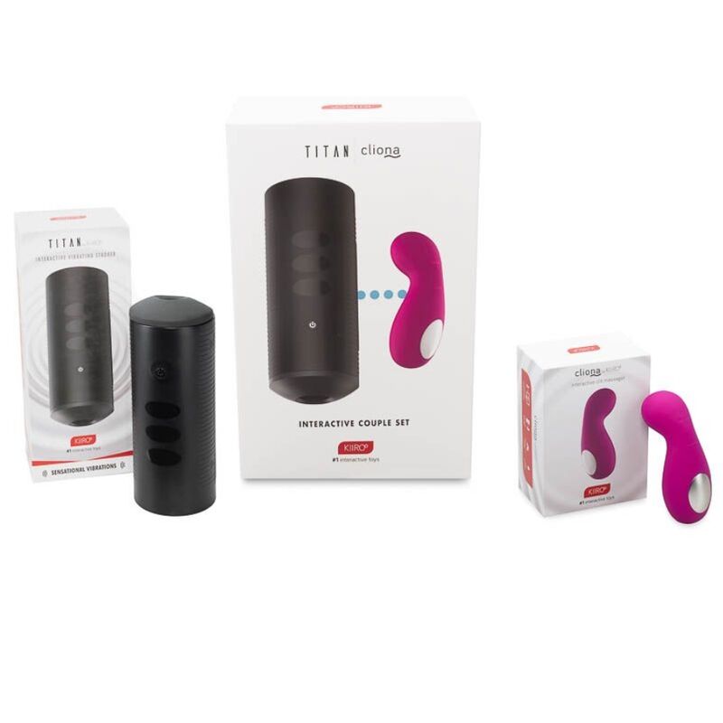 Kiiroo Titan And Cliona Lilac Couples Set - 4