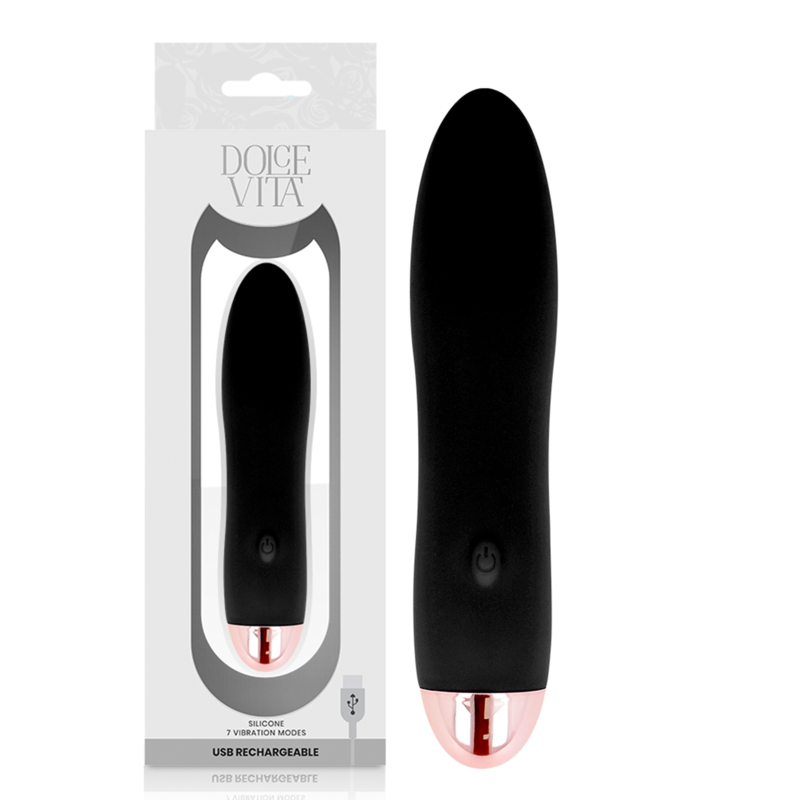 Dolce Vita Rechargeable Vibrator Four 7 Speeds - 2