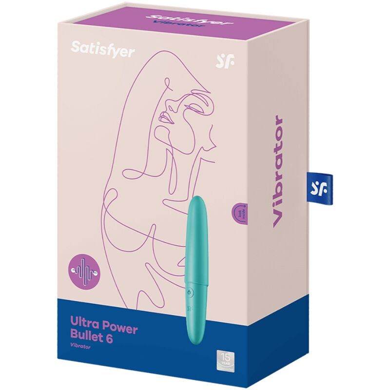 Satisfyer Vibrator Ultra Power Bullet 6 Turquoise - 3