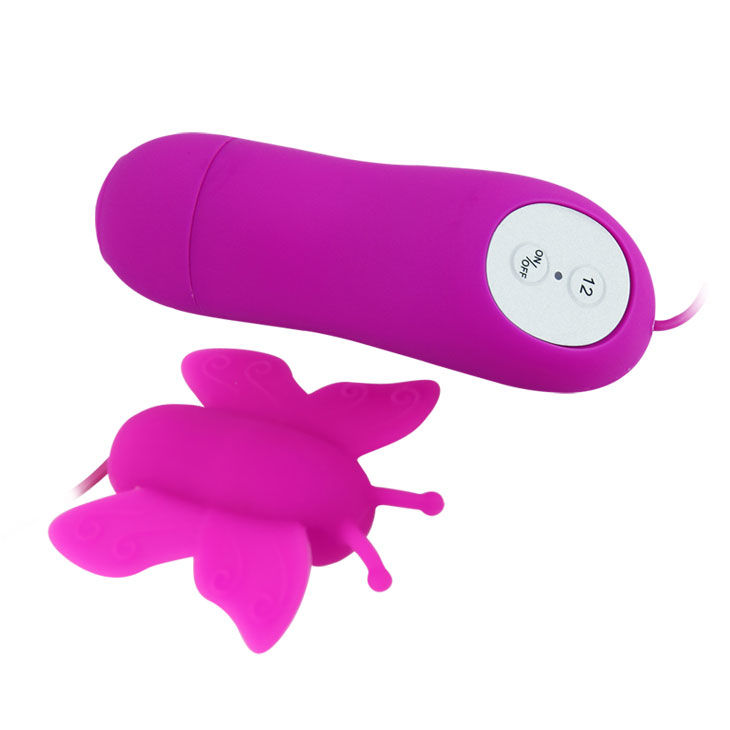 Baile Stimulating Kärleksäggs Butterfly Clitoris Stimulator 12 Speeds Fjärrstyrd - 3