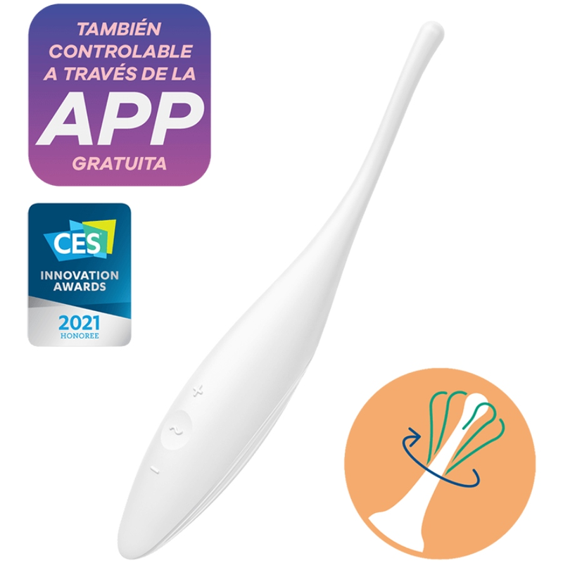 Satisfyer Connect Twirling Joy Clit Tip Vibrator
