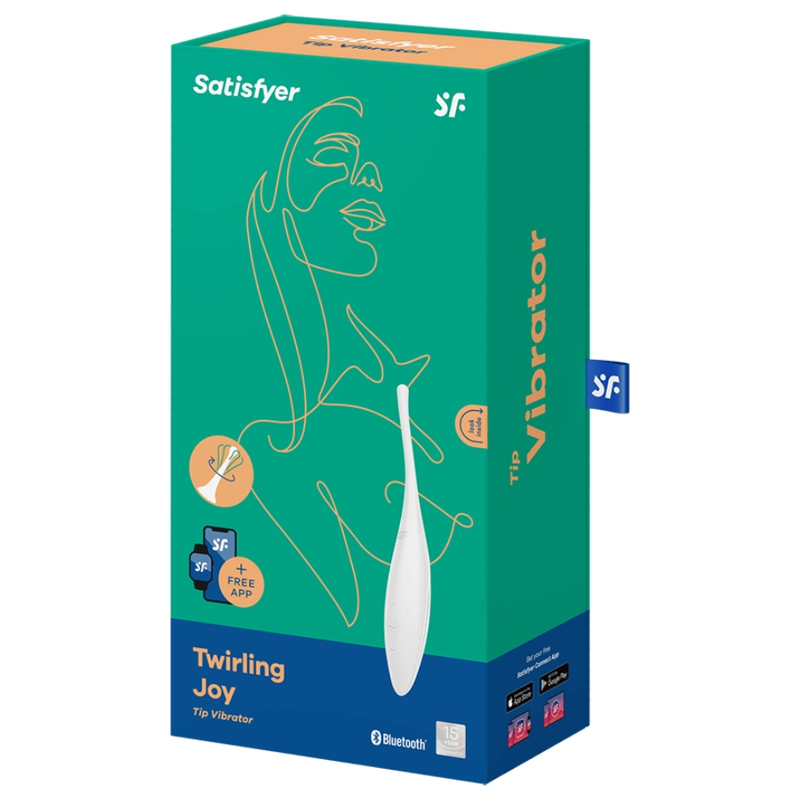 Satisfyer Connect Twirling Joy Clit Tip Vibrator - 4