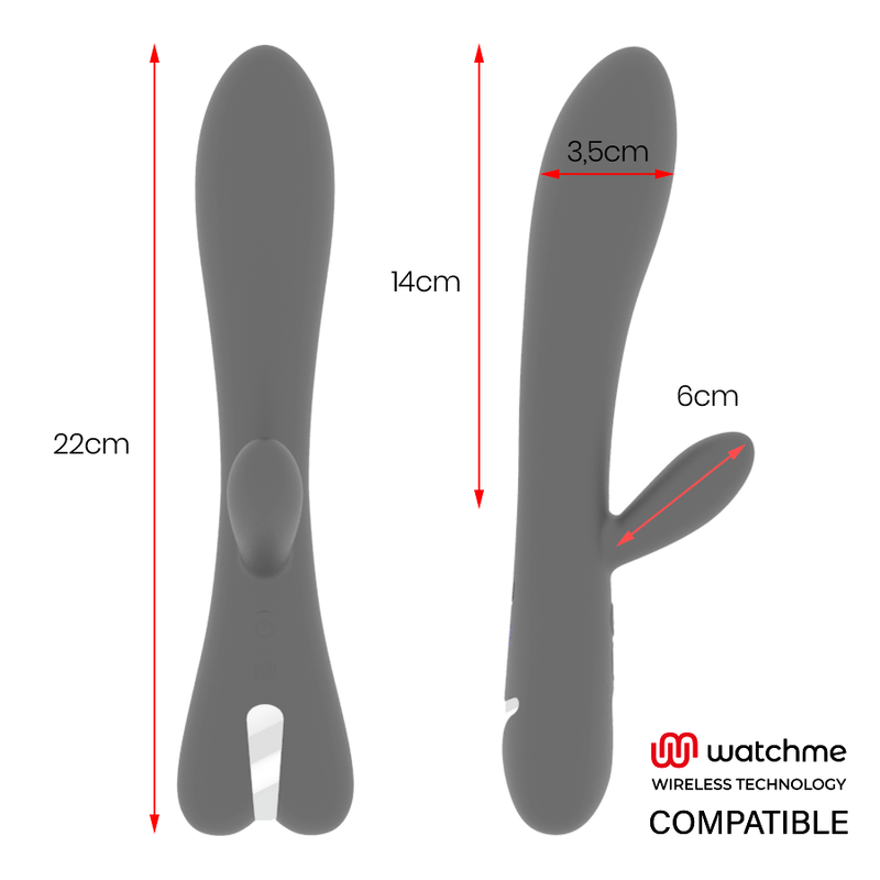 Brilly Glam Erik Vibrator Watchme Remote Control - 4