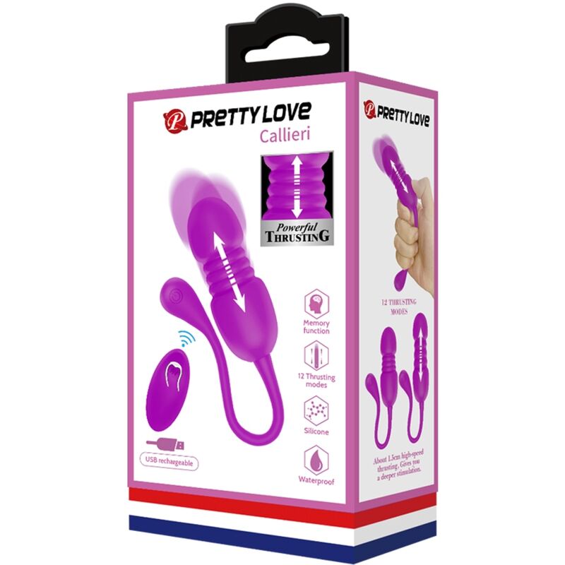 Remote Control Pretty Love Callieri Vibrating Egg - 4