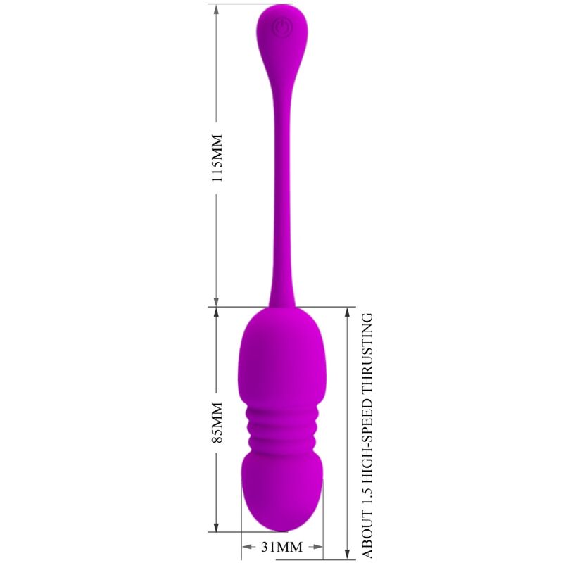 Remote Control Pretty Love Callieri Vibrating Egg - 3