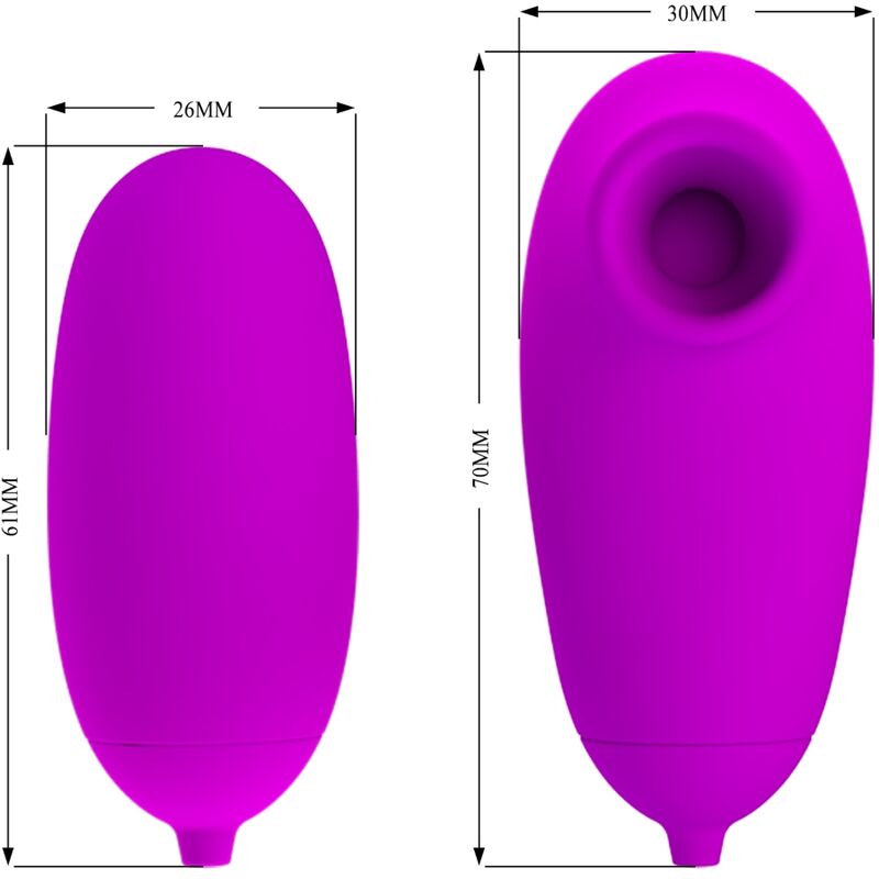 Fun Toys Pretty Love Vibrating Bullet And Suction Cup - 5