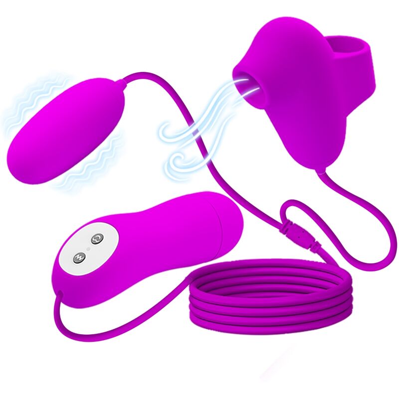 Fun Toys Pretty Love Vibrating Bullet And Suction Cup - 2