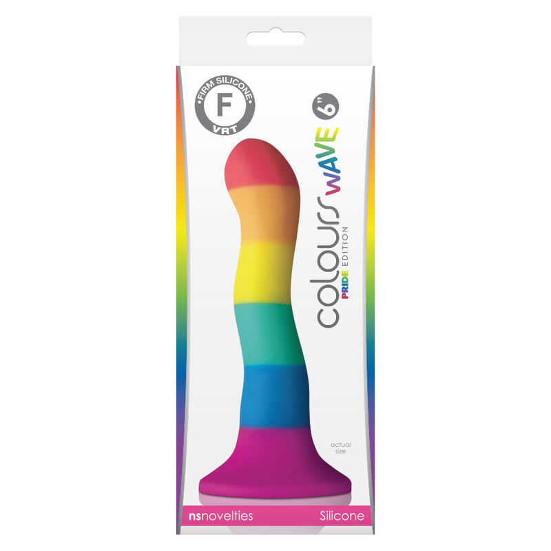 Pride Lgbt Flag Dildo Wave 17 Cm - 2