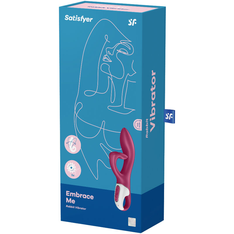 Satisfyer Vibrator Embrace Me Gspot Vibrator Berry - 4