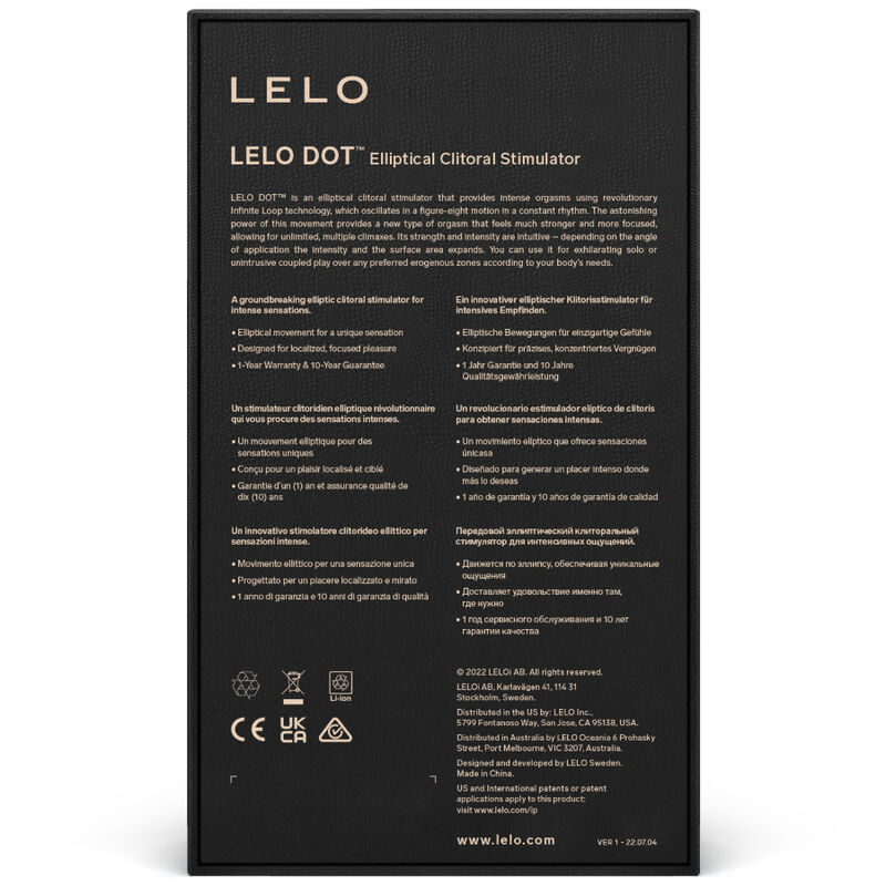 Lelo Dot Clitoris Stimulator - 3