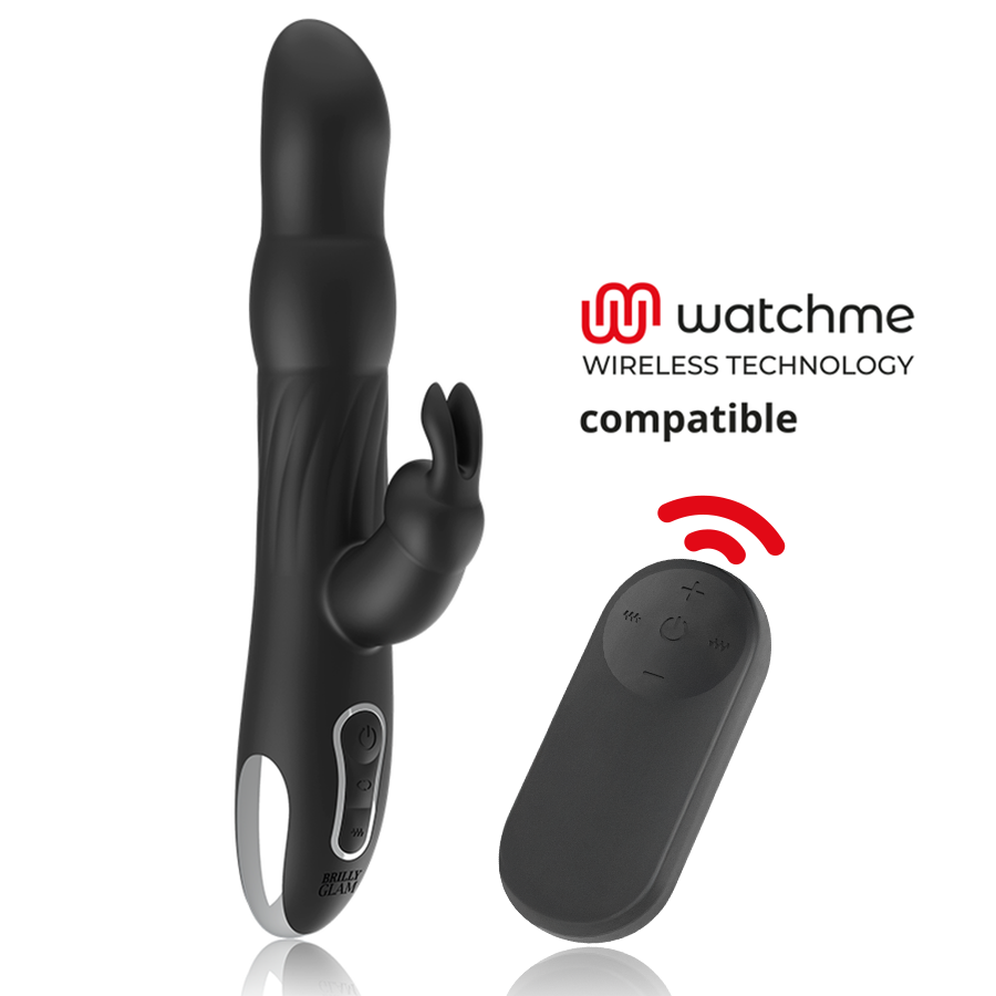 Brilly Glam Moebius Rabbit Vibrator Rotator Watchme Remote Control