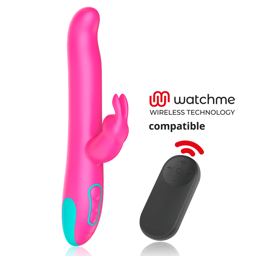 Happy Loky Pluto Rabbit Vibrator Rotator Watchme Remote Control