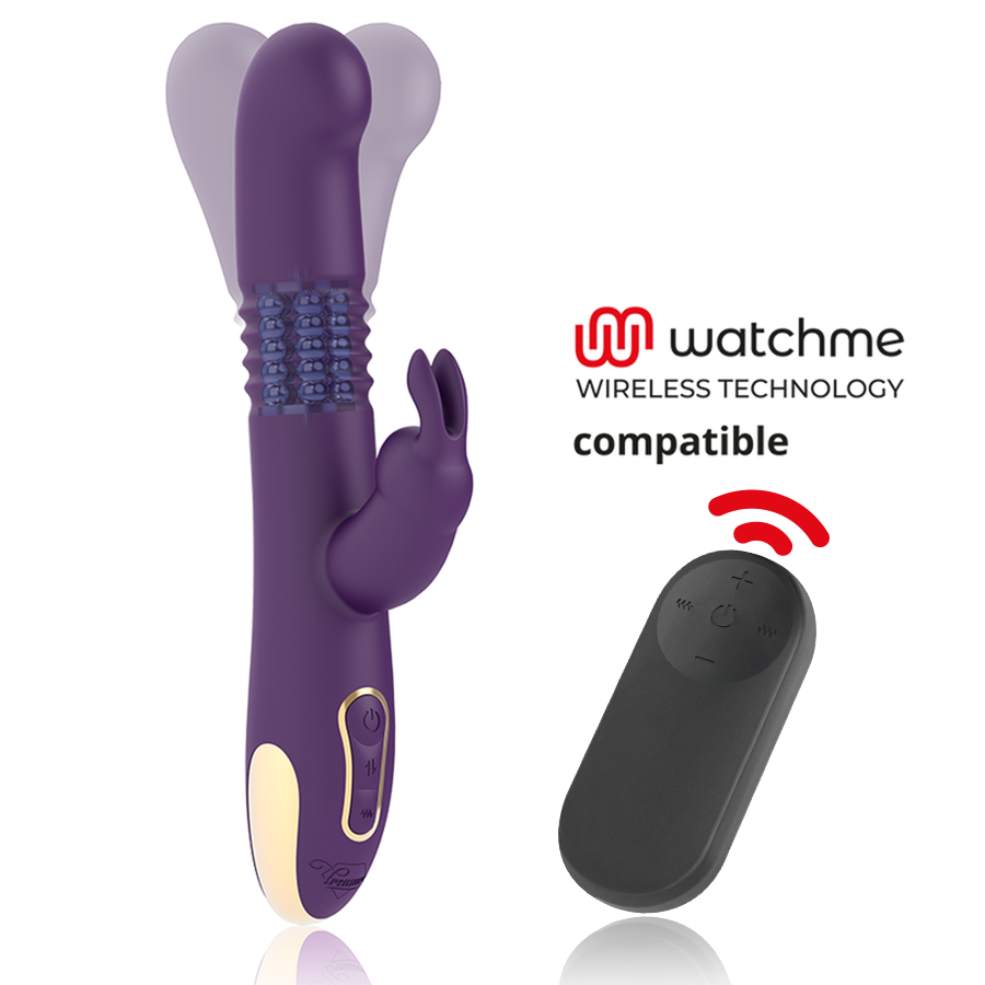 Treasure Bastian Rabbit UP Down Rotator Vibrator Watchme Remote Control