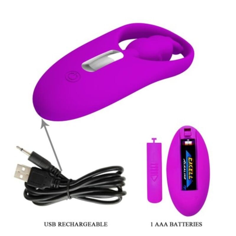 Remote Control Pretty Love Wild Rabbit Stimulator For Panties With Remote Control Lilac - 4