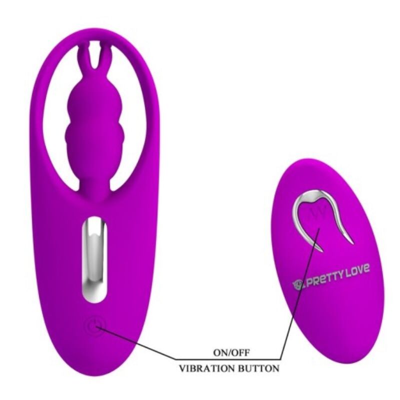 Remote Control Pretty Love Wild Rabbit Stimulator For Panties With Remote Control Lilac