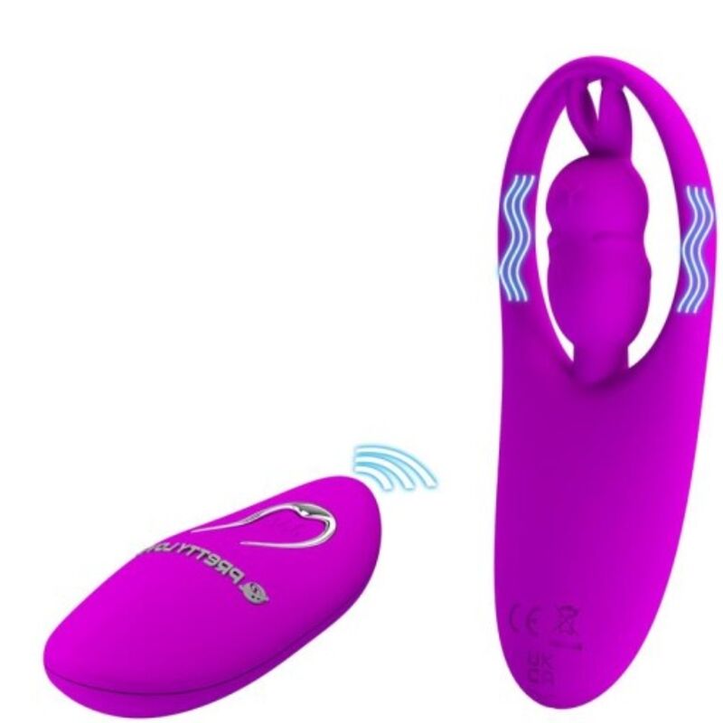Remote Control Pretty Love Wild Rabbit Stimulator For Panties With Remote Control Lilac - 3
